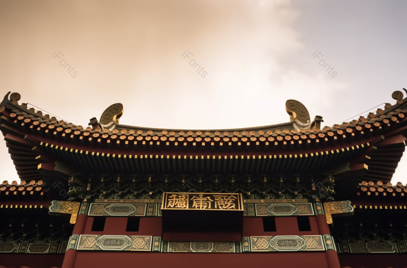 新加坡佛牙寺屋顶宝塔博物馆古老的著名景点,高清,摄影图,摄影图片,图片大全,摄影图免费下载
